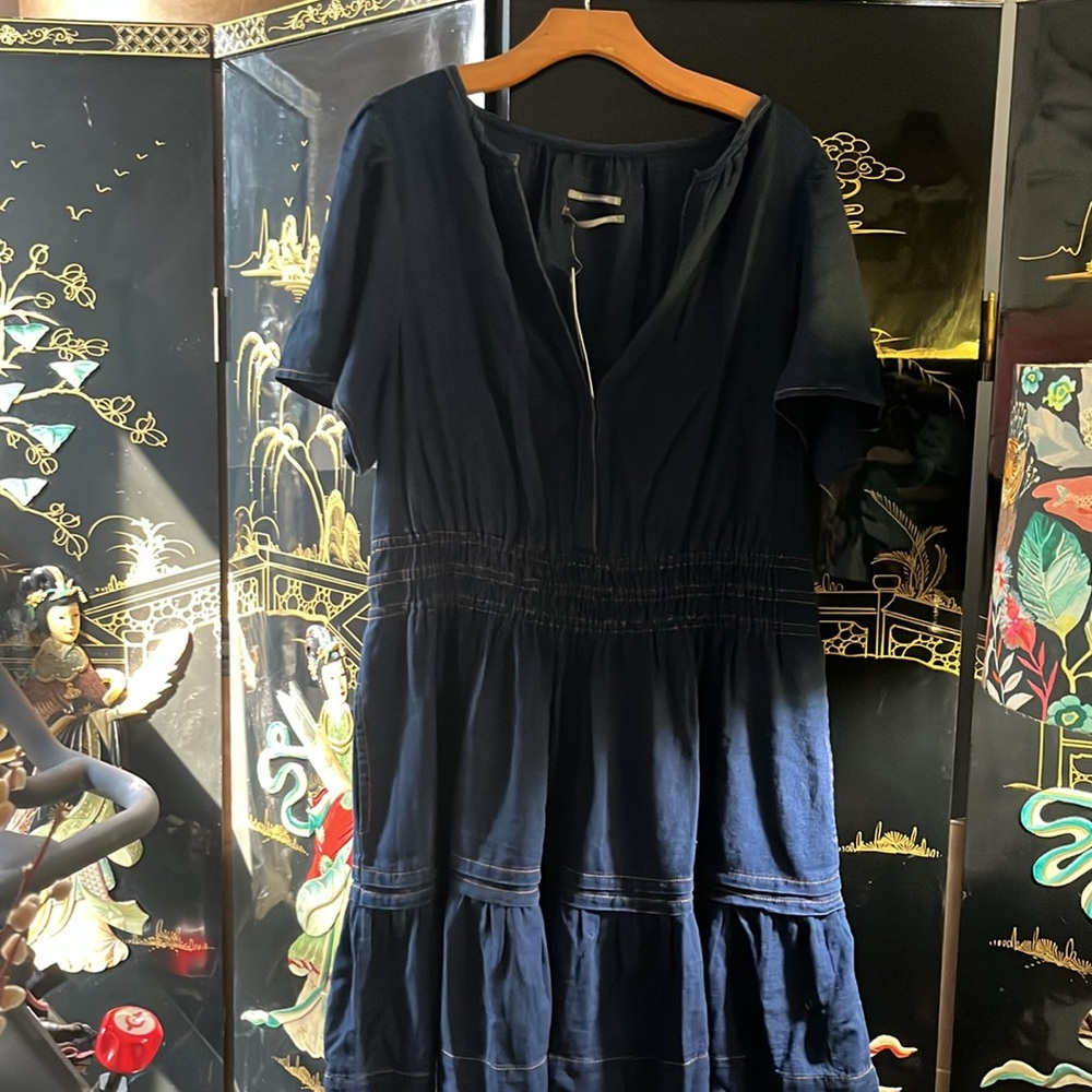 Anthropologie denin dress - Picture 4 of 5